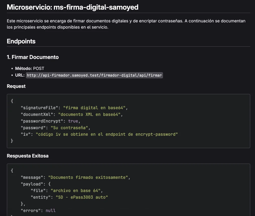 API de Firma Digital