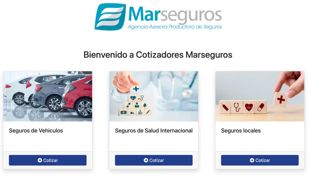 Sistema de cotización de seguros para la empresa Marseguros